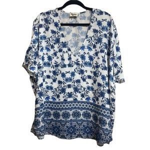 Show Me Your MuMu Tunic Blouse Casablanca‎ Blues
